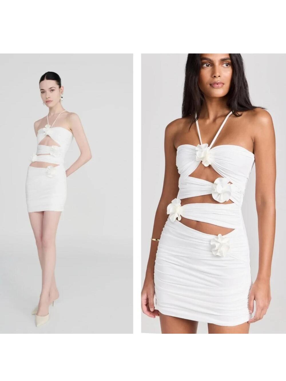 Maygel Coronel Coari Dress off white mini